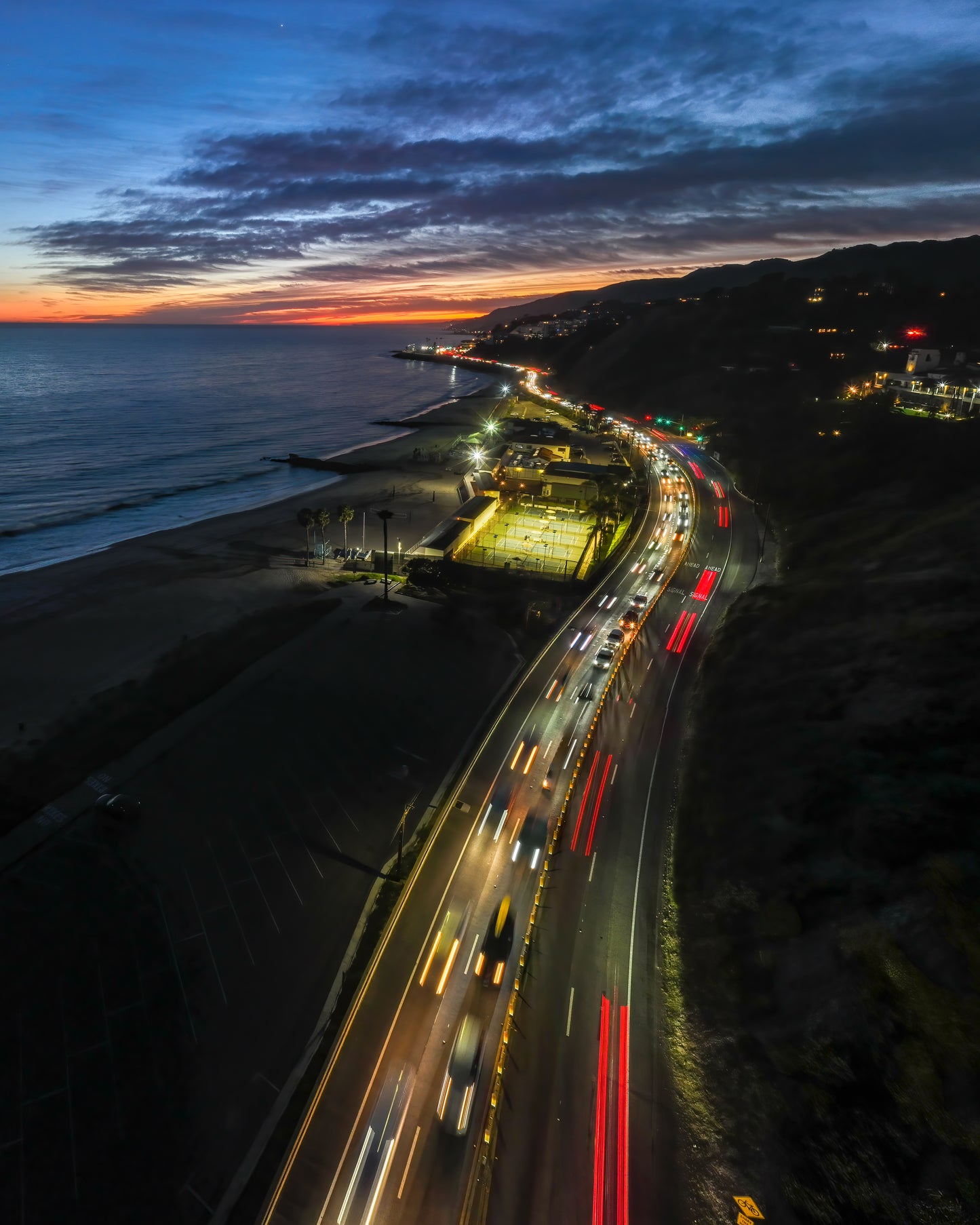 Malibu's Twilight Drive