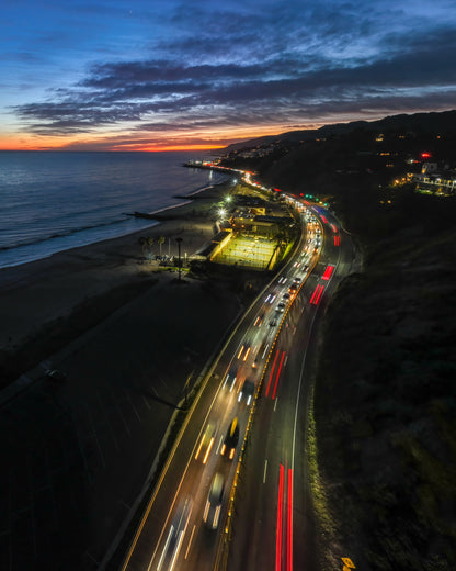 Malibu's Twilight Drive
